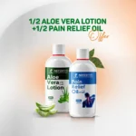 1/2 (Aloe Vera Lotion + Pain Relief Oil)