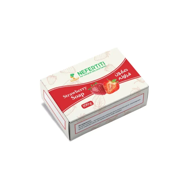 nefertiti-strawberry-soap-100g Strawberry Soap